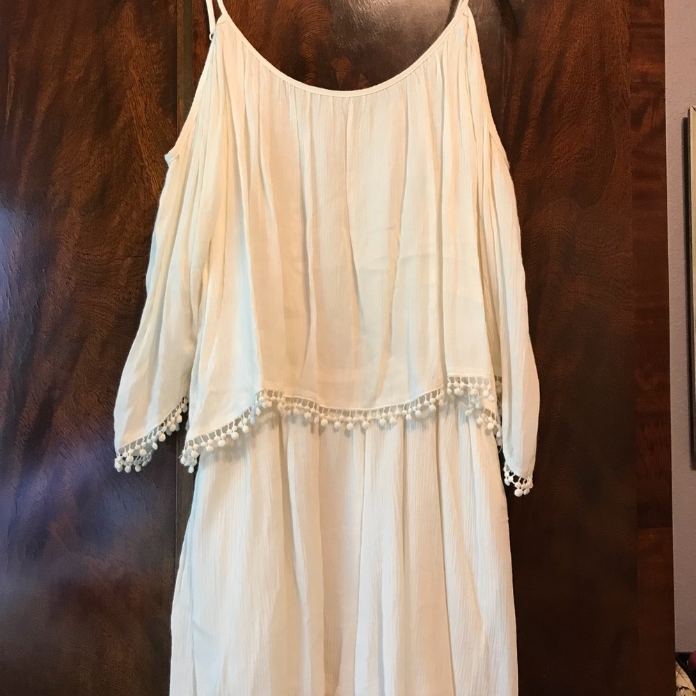 Lush White Pom Pom Romper
